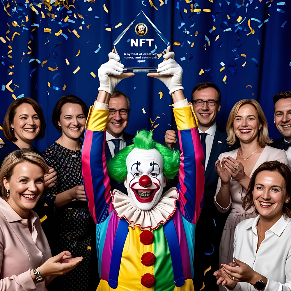 clowncoin-nft-award-symbol-of-creativity-humor-and-community-spirit